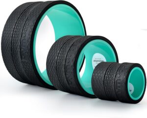 GymCope 3pack Back Wheel Foam Rolle...