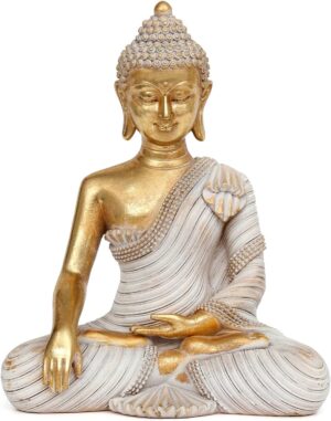 Gold Buddha Statue 10.2” R...