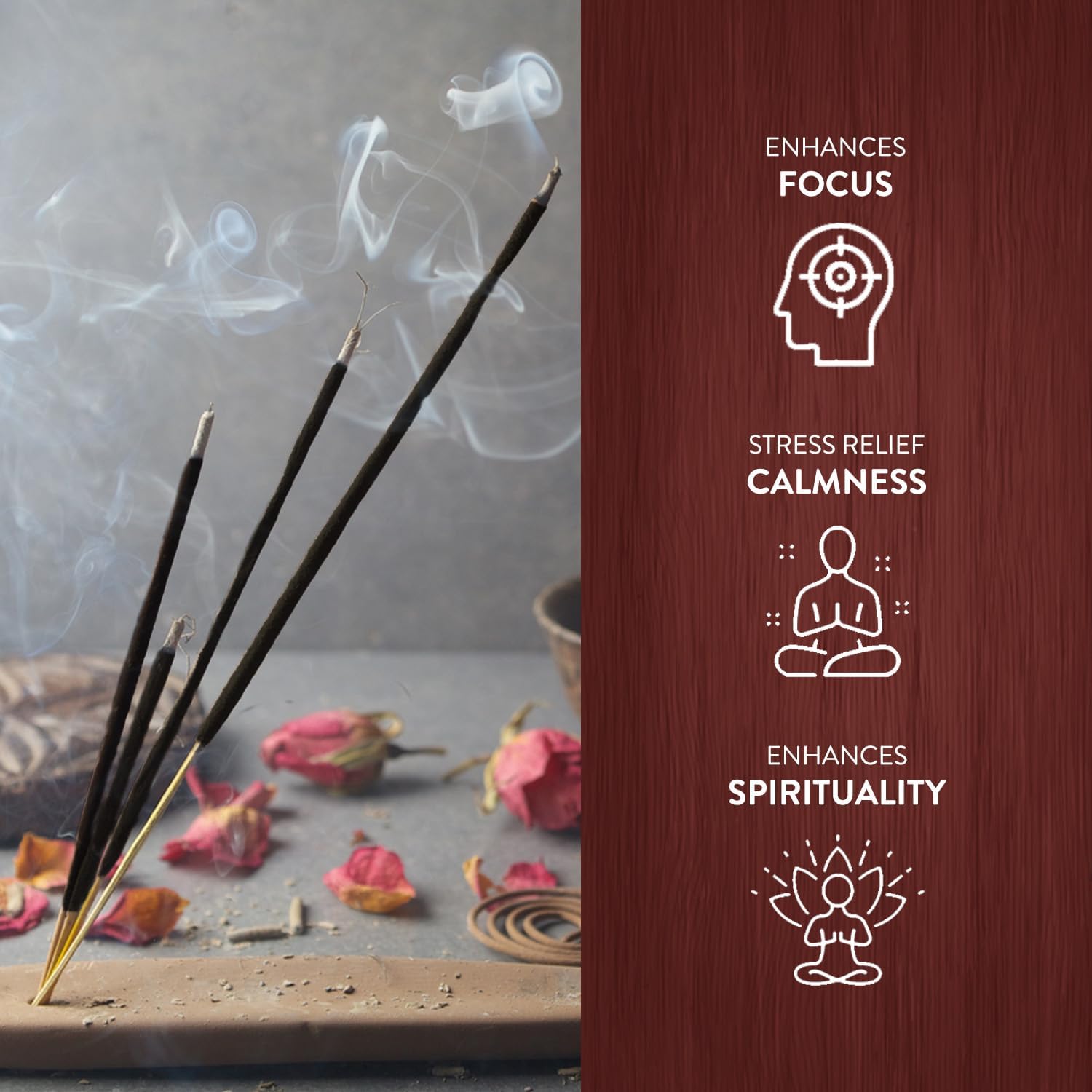 HEM - Sandalwood Incense Sticks - Pack of 6 - 120 count - 301g - Image 4