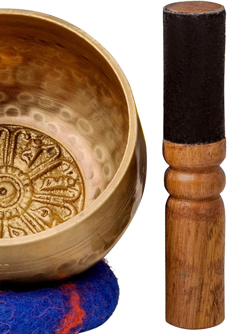 Satnam 7" Wooden Tibetan Singing Bowl Mallet Singing Bowl Striker Mallet Beater Tool for Singing Bowl - MADE IN INDIA (BLACK) - Image 4