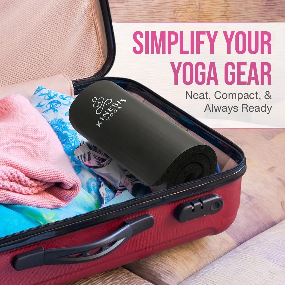 Kinesis Yoga Knee Pad Cushion - Extra Thick 1 inch (25mm) for Pain Free Yoga - Includes Breathable Mesh Bag for Easy Travel and Storage (Does Not Include Yoga Mat) - Image 4