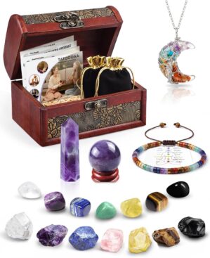 Chakra Healing Crystals Set –...