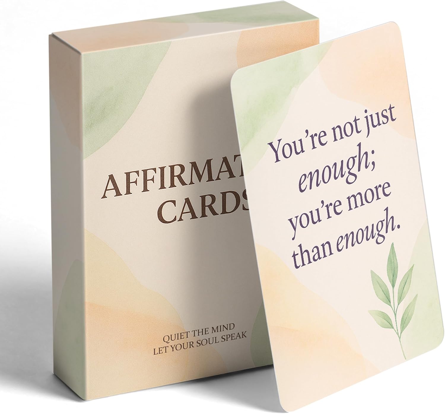 Affirmation Cards - Daily Inspirational and Motivational Cards | Best gift for women,Promote self-confidence,Contains no profanity or slang,Self-care