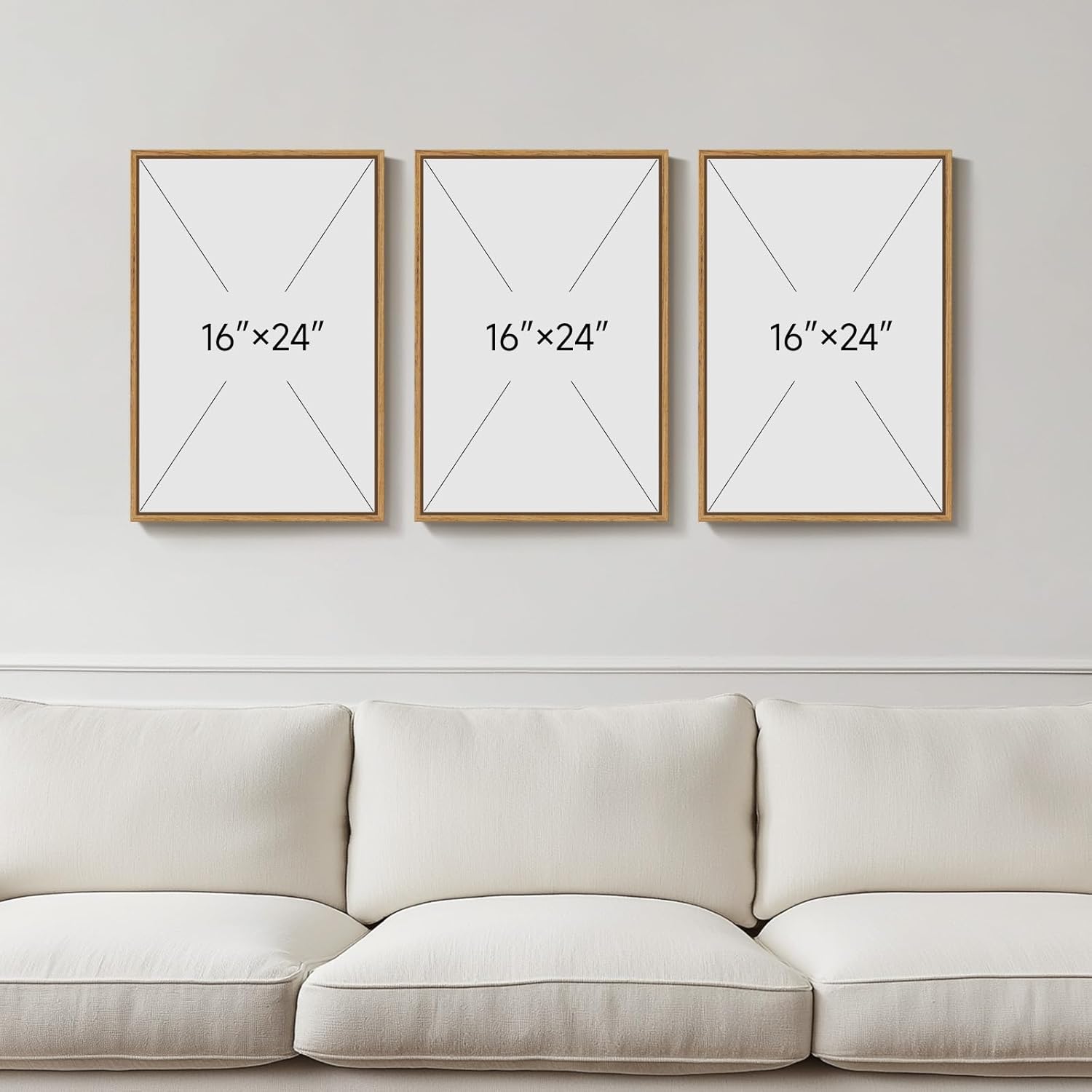 Framed Botanical Wall Art for Kitchen, 3 Piece Modern Farmhouse Sage Green Plant Canvas Painting Prints, Vintage Rustic Farmhouse Utensil Artwork for Kitchen Dining Room Coffee Bar Wall Decor, 16x24 - Image 3