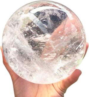 Natural Clear Quartz Crystal Ball,W...
