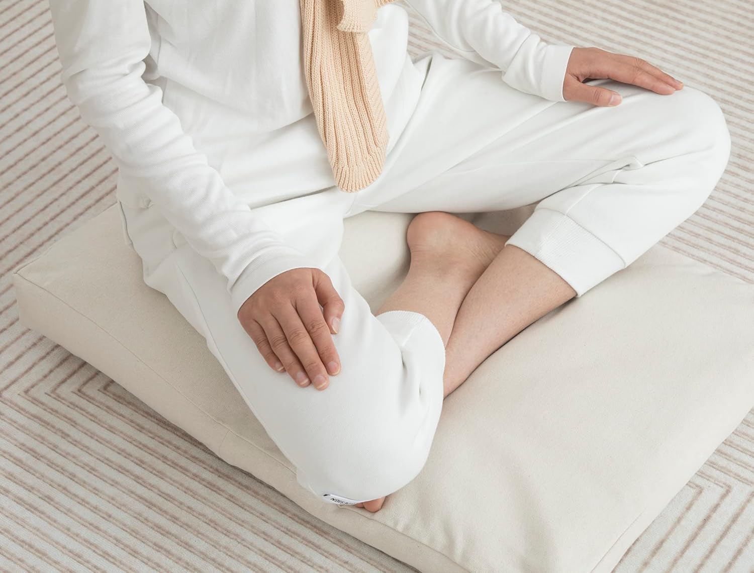 Meditation Cushion,Meditation Pillow and Zabuton 2-in-1 Portable Design(50 * 70CM). - Image 7