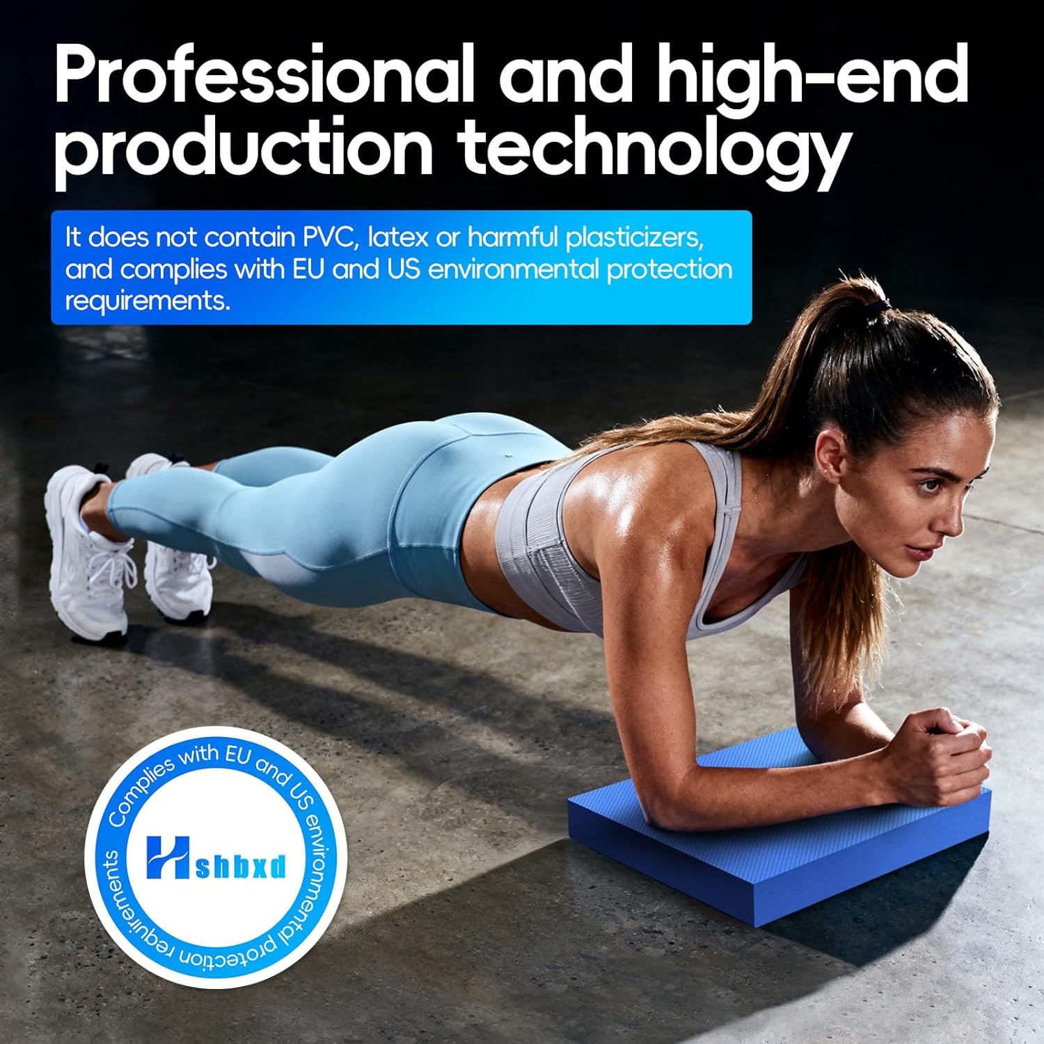Professional Balance Pad, Nonslip Foam Exercise Balance Pad Cushion for Physical Therapy, Foam Balance Mat for Exercise, Yoga, Fitness, Stability Training and Stretching - Image 5