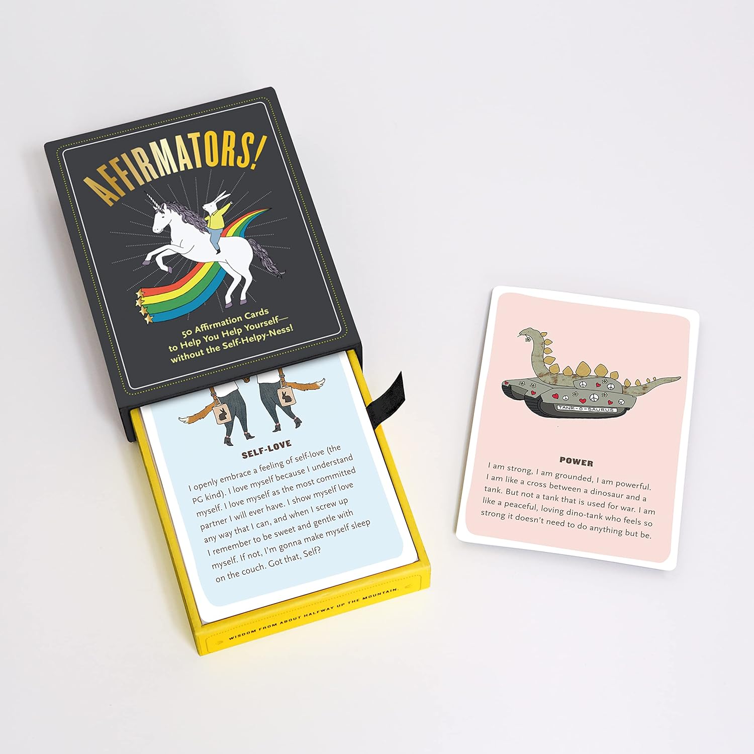 Affirmators! Original: 50 Affirmation Cards Deck For You Help Yourself without The Self-Helpy-Ness (50 Cards) - Image 3