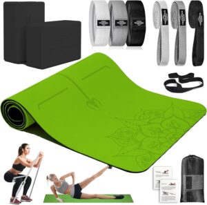 DICYWUDI Yoga Mat Thick, 6 Fabric R...