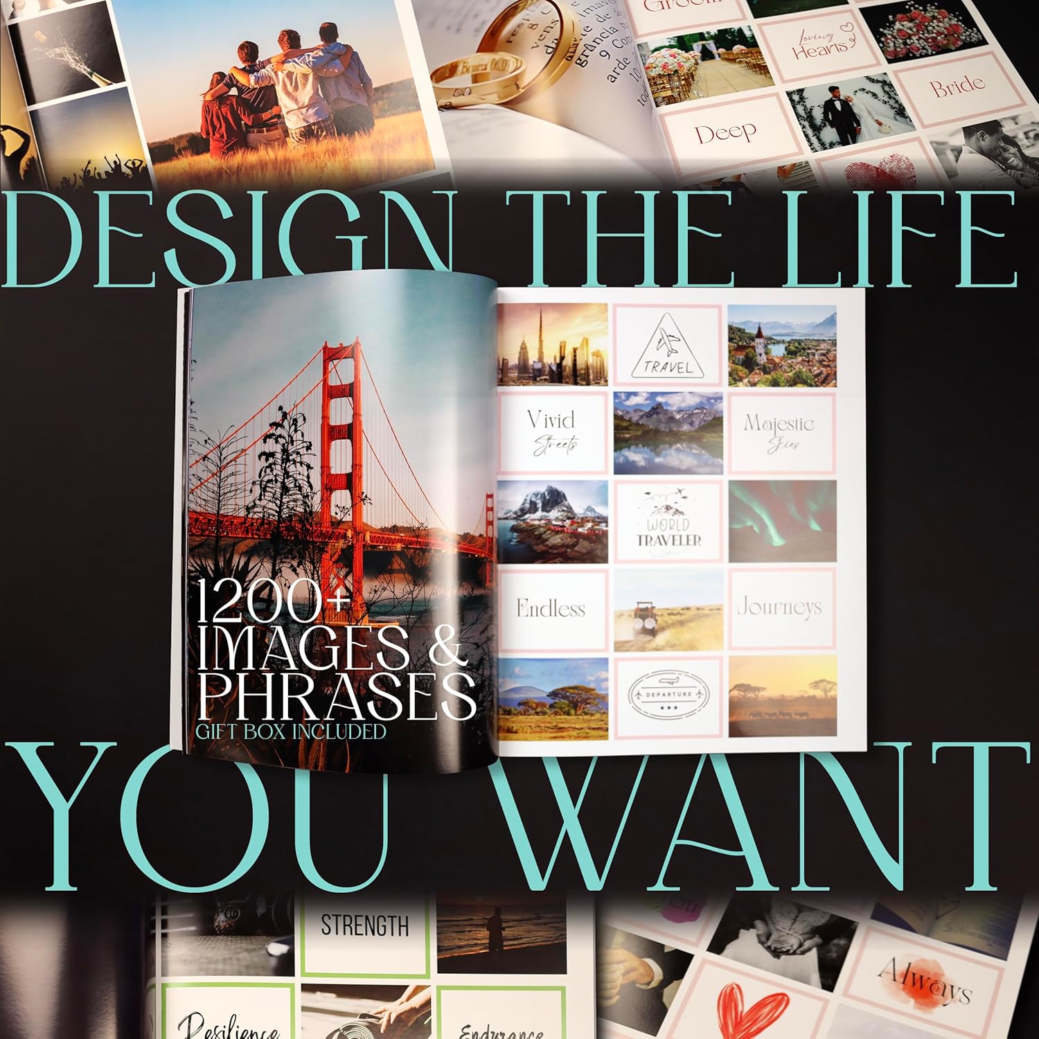 Planners with Purpose Vision Board Book 1,200+ Vision Board Images & Quotes - Goal Setting Vision Journal for Manifestation, Motivation & Lifestyle Inspiration - Law of Attraction Collage Supplies Kit - Image 4