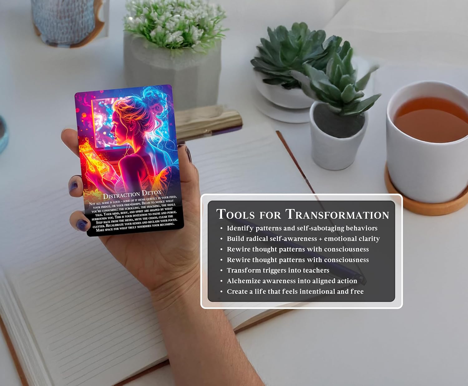Alchemy of Awareness Oracle Deck – Break Through Blind Spots & Activate Inner Strengths • Modern Archetype Cards for Healing, Shadow Work, Empowerment, Alignment & Transformation • Beginner-Friendly - Image 2