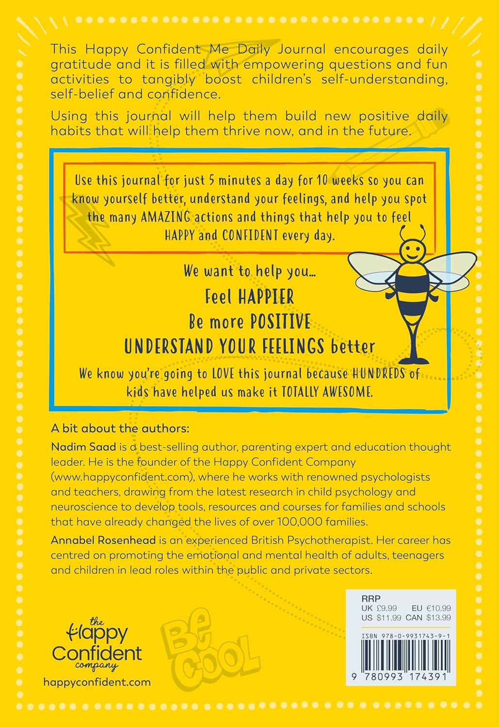 Happy Confident Me: Daily JOURNAL - Gratitude and Growth Mindset Journal that boosts children's happiness, self-esteem, positive thinking, mindfulness and resilience - Image 2