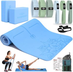 DICYWUDI Yoga Mat Thick, 6 Fabric R...