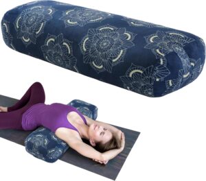 MABOZOO Yoga Bolster Pillow, Rectan...