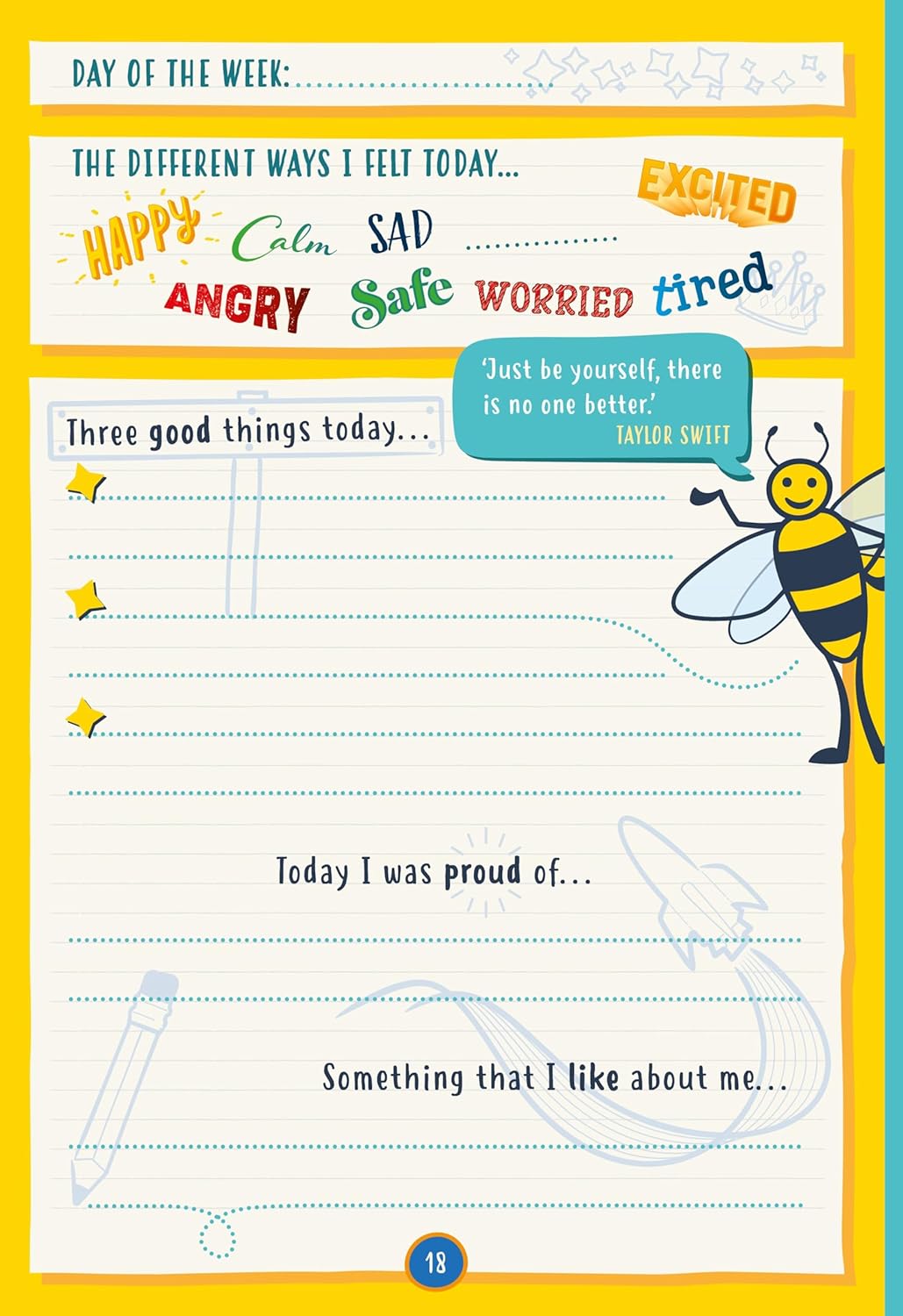 Happy Confident Me: Daily JOURNAL - Gratitude and Growth Mindset Journal that boosts children's happiness, self-esteem, positive thinking, mindfulness and resilience - Image 3