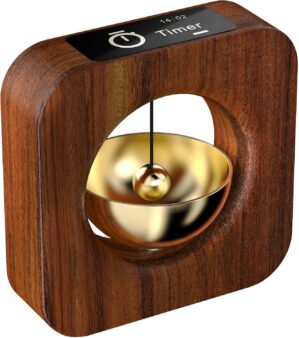 Elegant Wooden Pomodoro Timer Cube ...