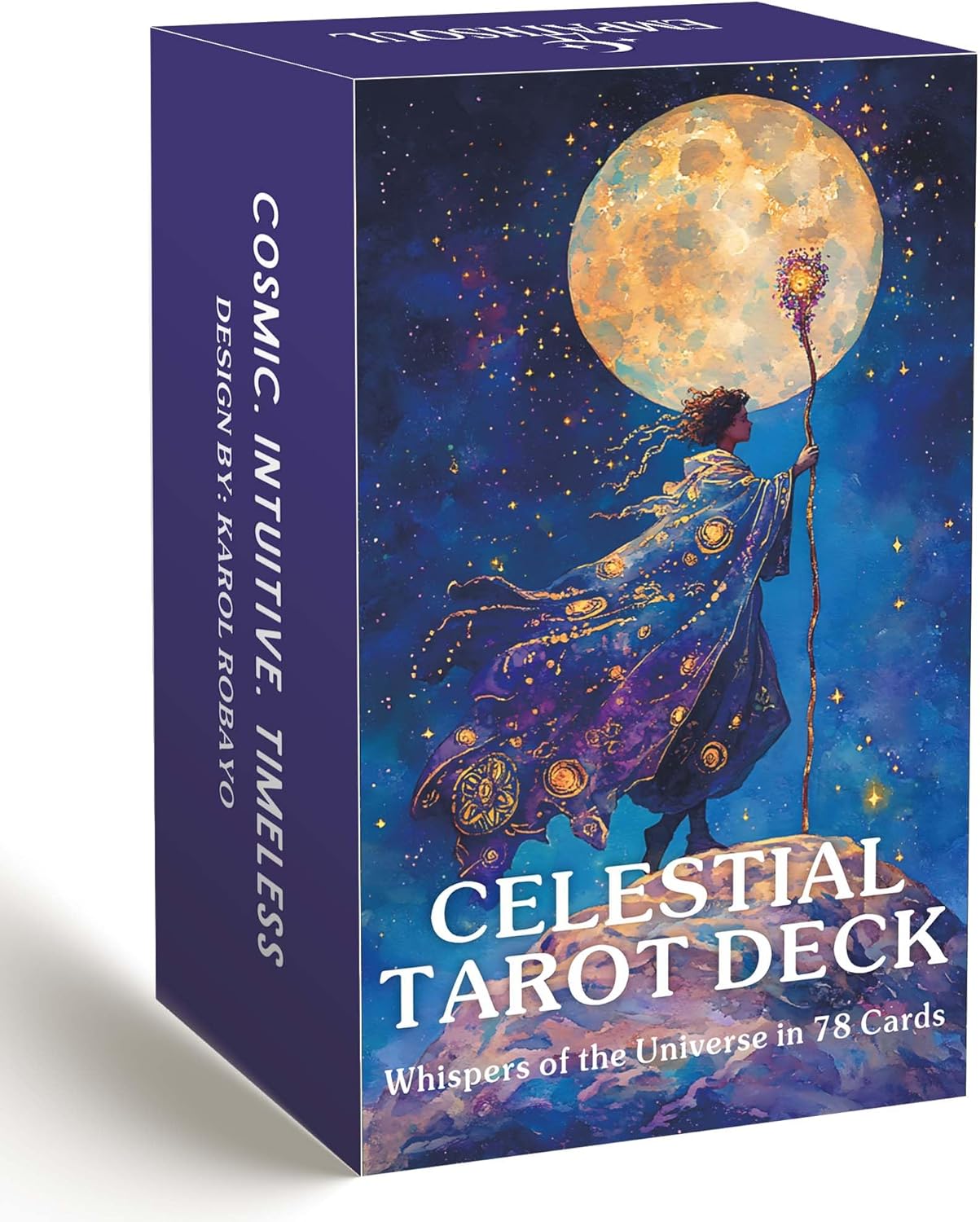 Celestial Tarot Deck Unique, 78 Cosmic Tarot Cards with with Guidebook, Modern Witch Tarot for Beginners and Experienced Readers, Divination and Spiritual Divination Tool