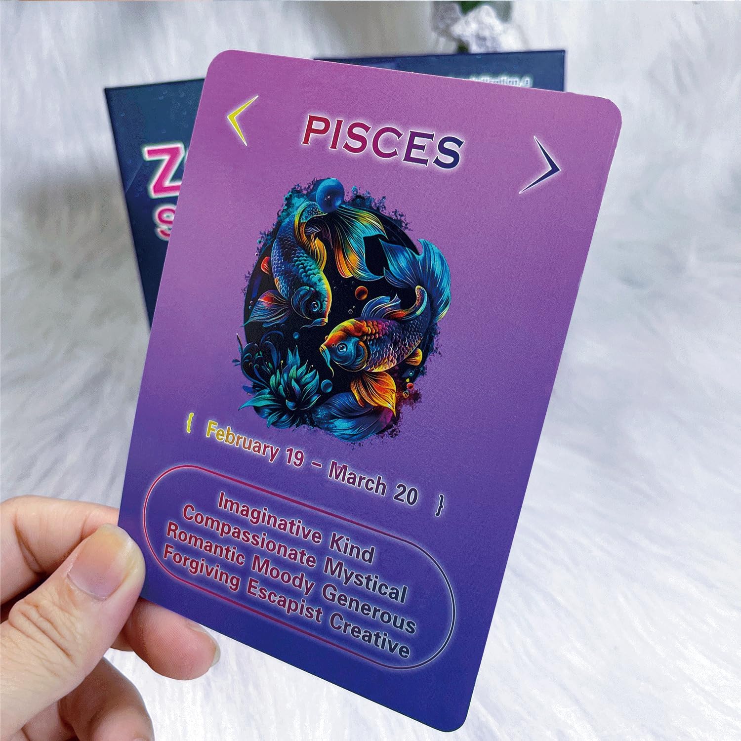 Constellation Oracle Cards, Astrology oracle deck, twelve zodiac signs, wheel charts, correct dates and colors of The twelve zodiac signs,Including their zodiac signs and key personality traits - Image 6