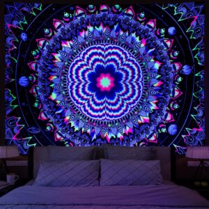 Amonercvita Blacklight Tapestry Tri...