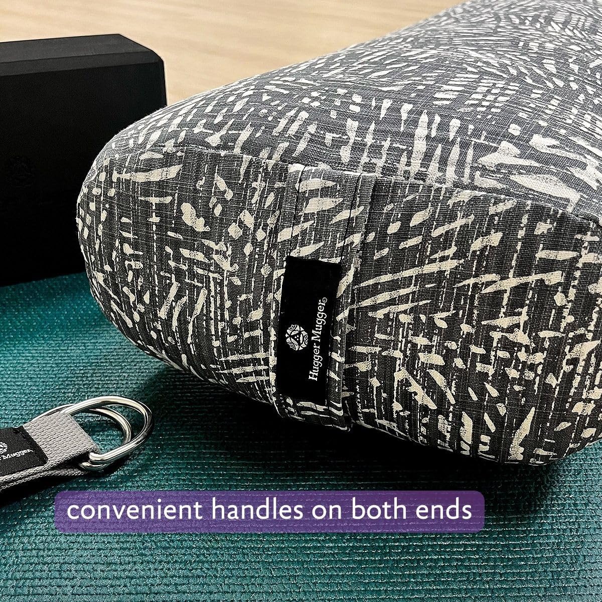 Hugger Mugger Standard Yoga Bolster - Firm, Supportive, Handmade, Durable - Image 4