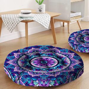 Mandala Meditation Cushion, Boho Me...