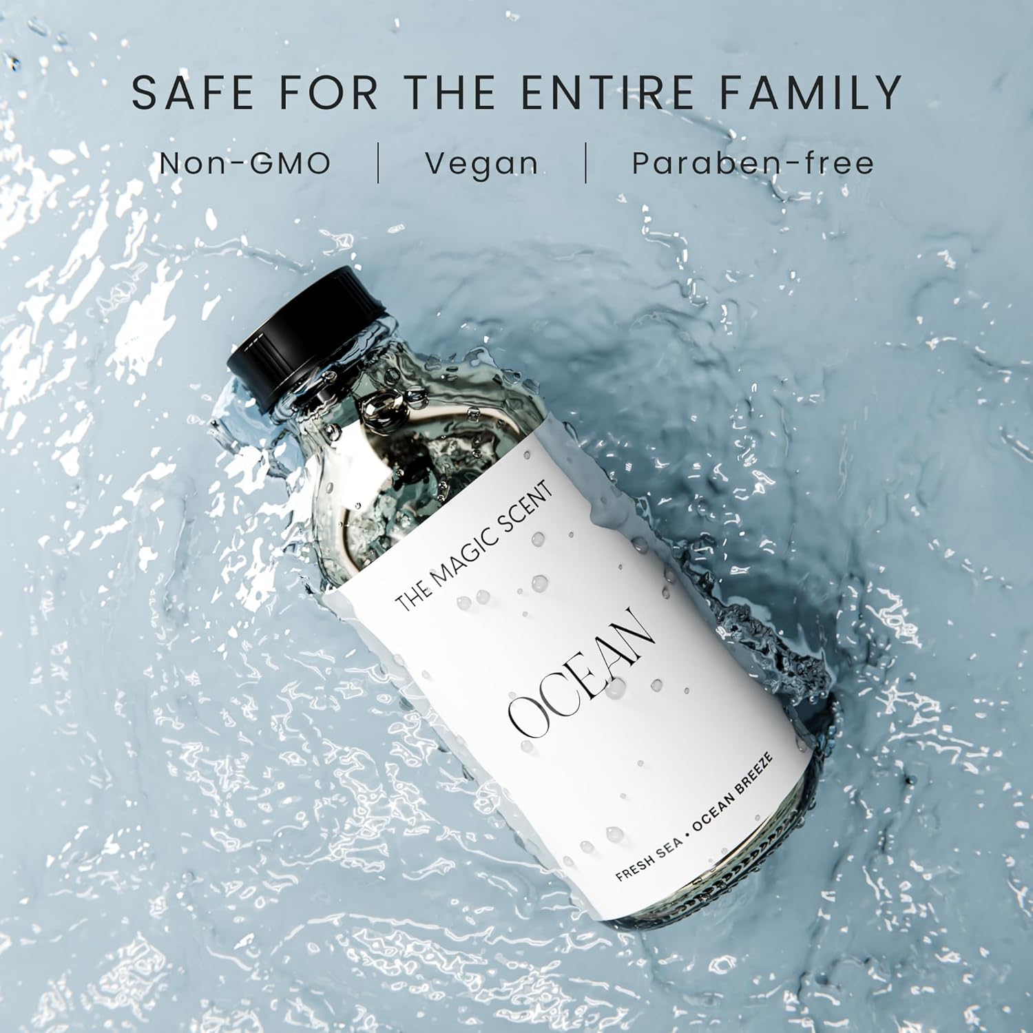 The Magic Scent Ocean Diffuser Oil - Hotel & Home Luxury Scents Inspired by Bali Resort - Oil Scents for Home Designed for Use in All Diffusers - 16.9 fl oz, 500 mL - Image 2