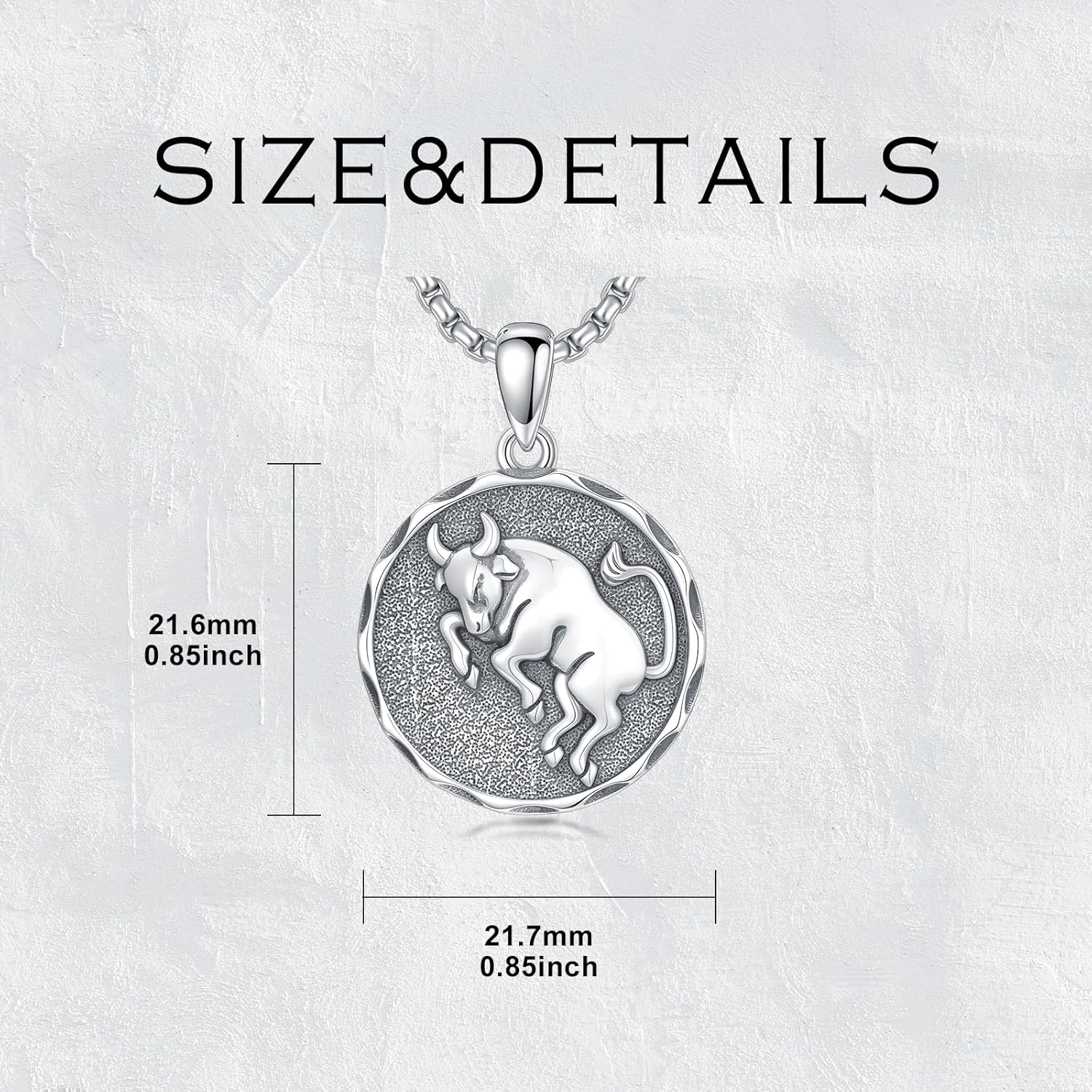 Zodiac Necklace 925 Sterling Silver Constellation Celestial Necklace Zodiac Sign Charm Horoscope Astrology Jewelry Birthday Gifts for Men Women Christmas - Image 7