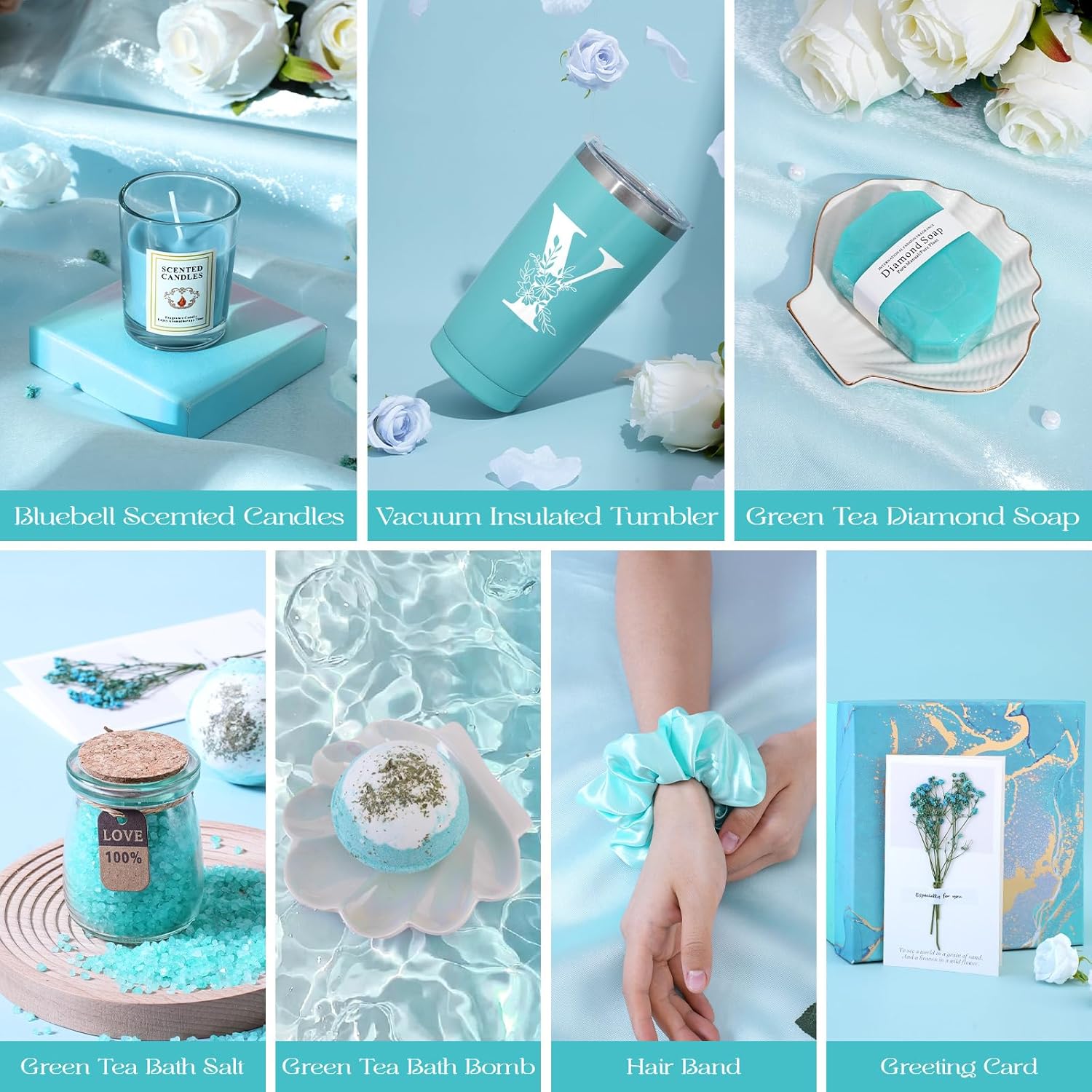 Personalized Women Spa Bath Basket Body Works Set House Warming Hostess Bachelorette Engaged Gifts New Home Pretty Aesthetic Special Spiritual Inspirational Meaningful Unique Initial Present - Image 4