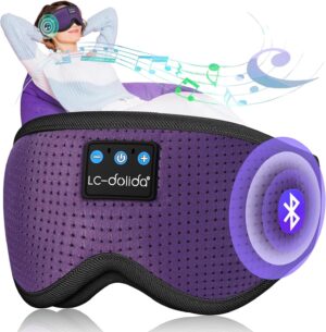 LC-dolida Sleep Mask with Bluetooth...