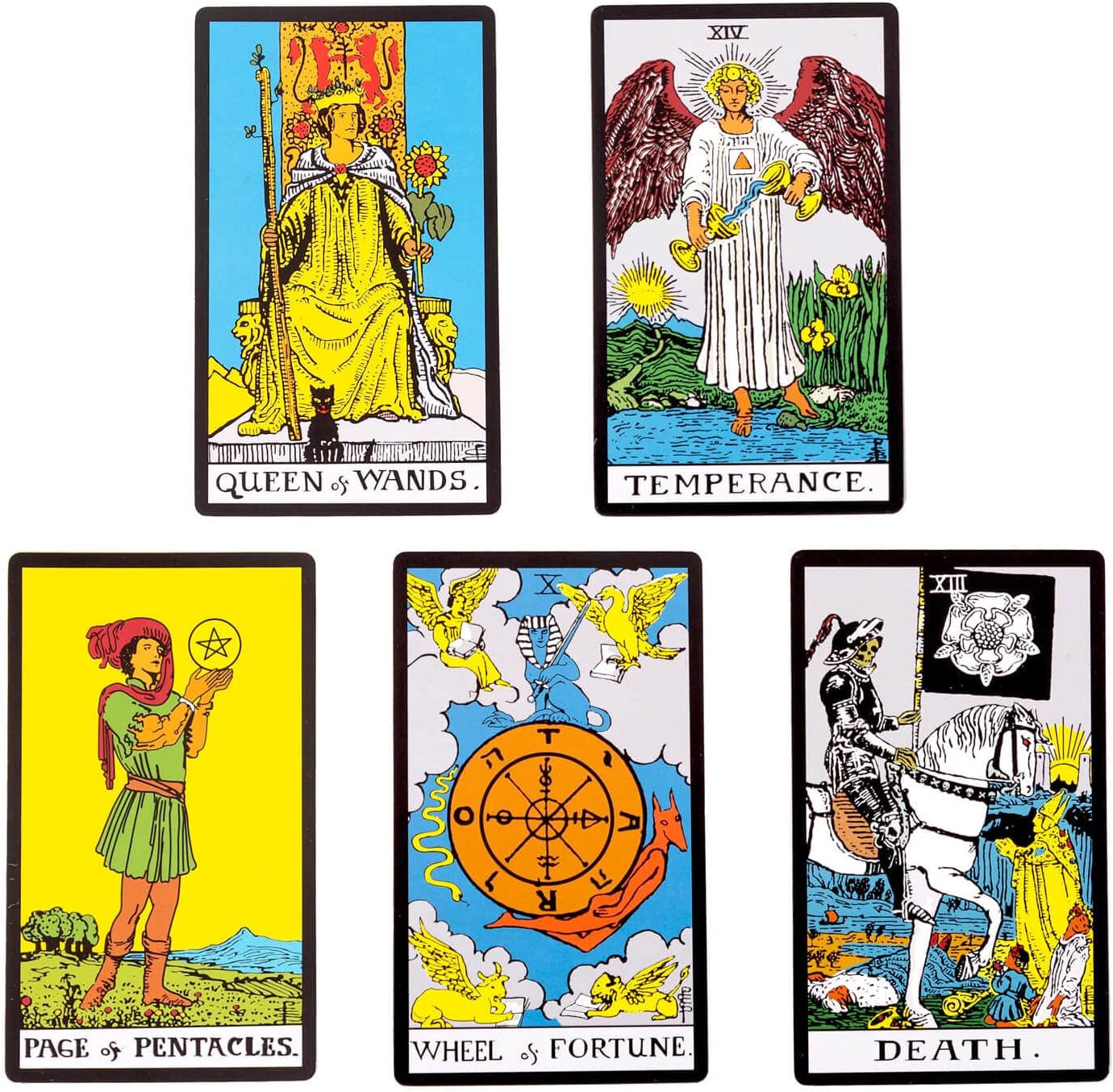Vitacera Original Tarot Cards Deck with Guidebook & Linen Tarot Bag - Smith Classic Artwork, Traditional Standard Tarot Decks, Durable Tarot Cards Set for Beginners to Advanced - Image 4