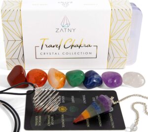 ZATNY Travel Chakra Crystals and He...