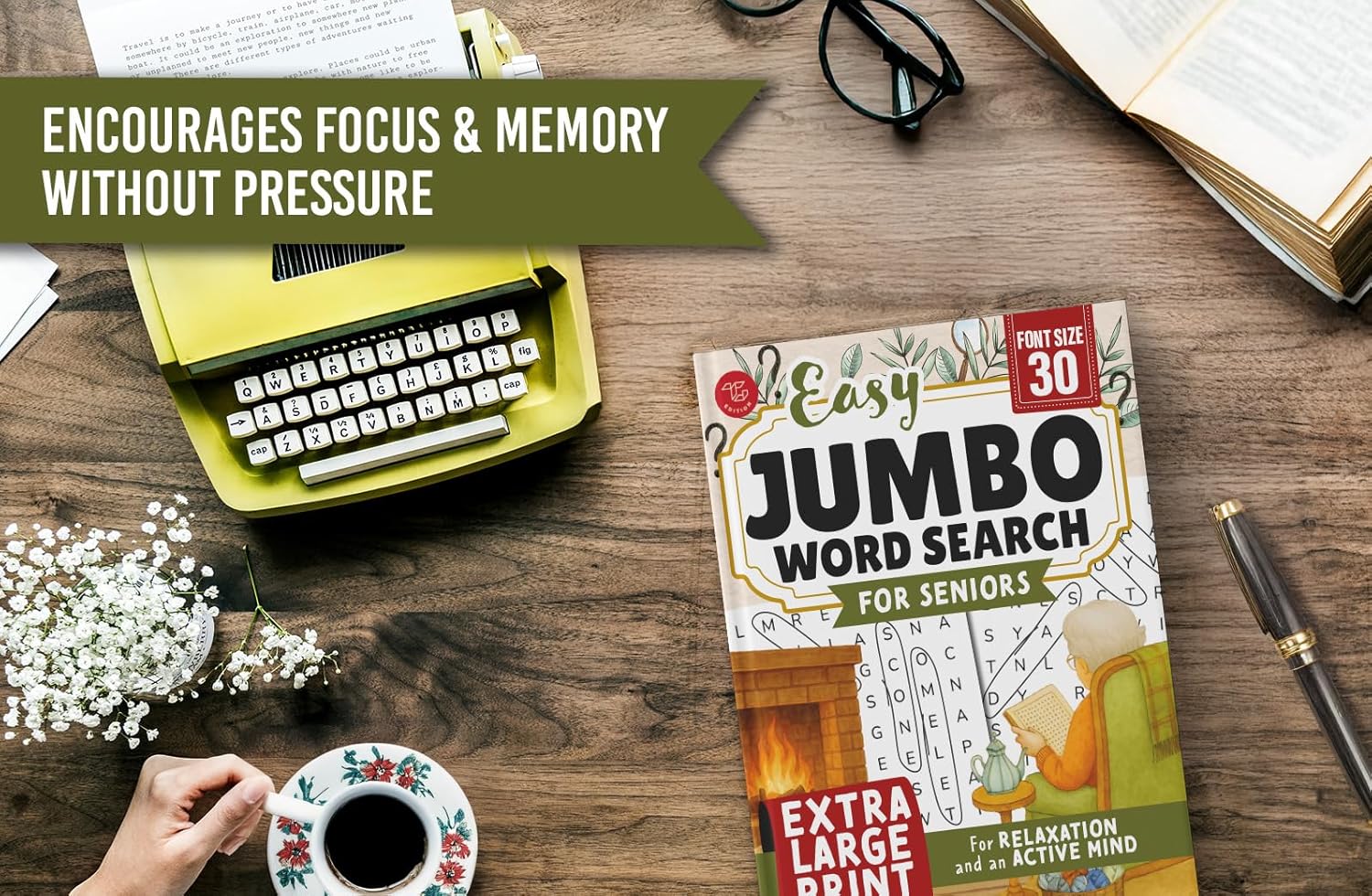 Easy Jumbo Word Search for Seniors: Extra Large Print Word Puzzles for Relaxation and an Active Mind (Word Find Books For Adults) - Image 4