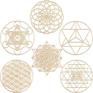 Taiyin 6 Pcs 12 Inch Wooden Sacred ...