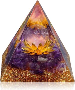 Hopeseed Orgone Crystal Pyramid for...