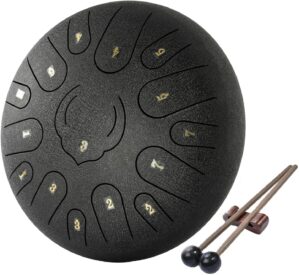 Handmade Steel Tongue Drum 12 Inch ...