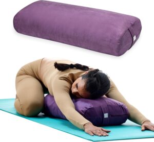 Gaiam Yoga Bolster Pillow, Soft Med...