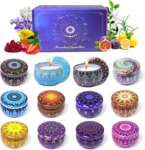 Zodiac Scented Candles Gifts Set, 1...