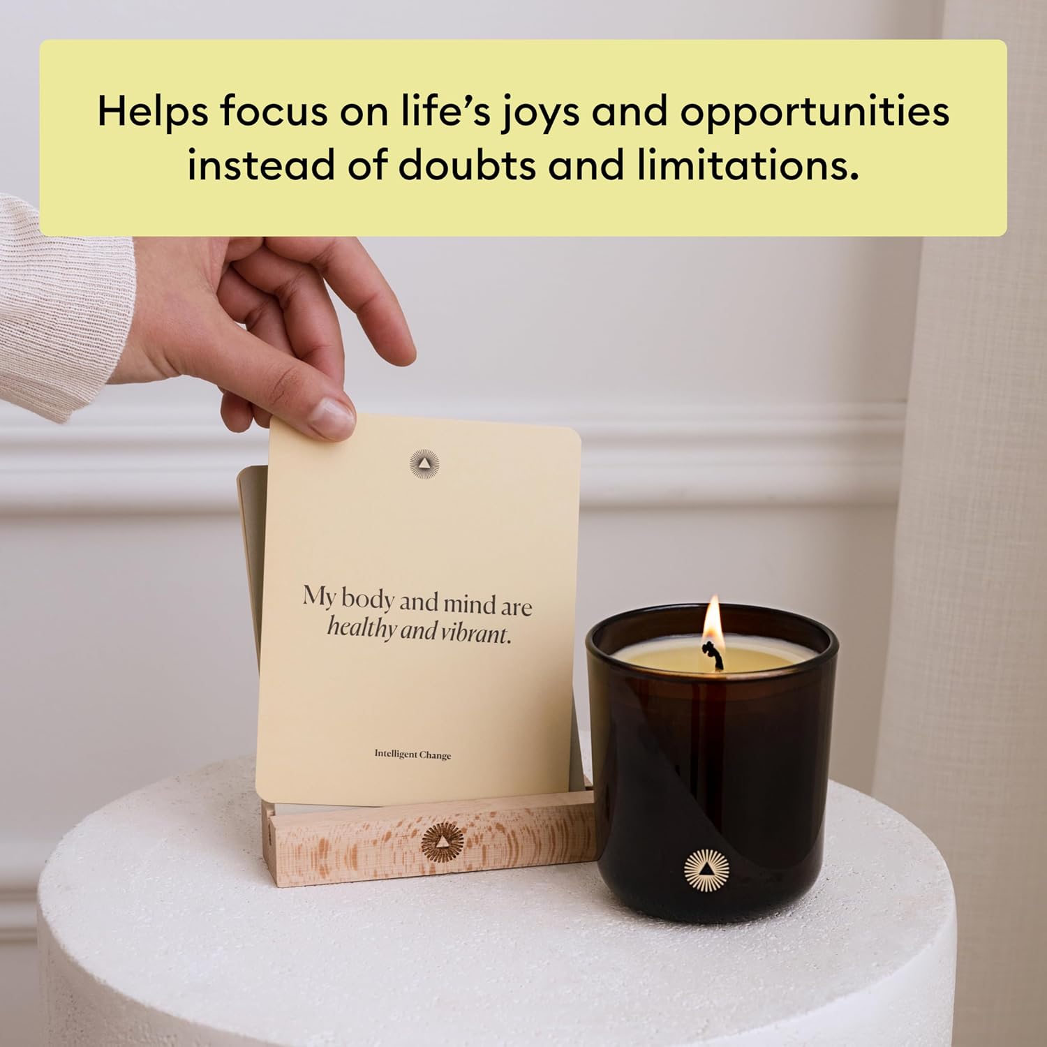Intelligent Change Mindful Affirmations, 52 Positive Affirmation Cards for Women with Display Stand, Daily Affirmations for Inspiration, Mindfulness & Self Care, Unique Gifts for Women and Men - Image 4