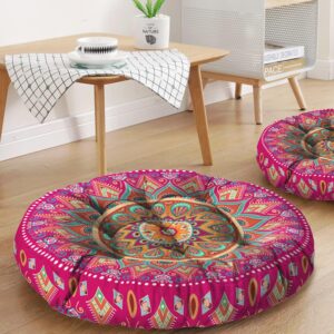 Mandala Meditation Cushion, Boho Me...
