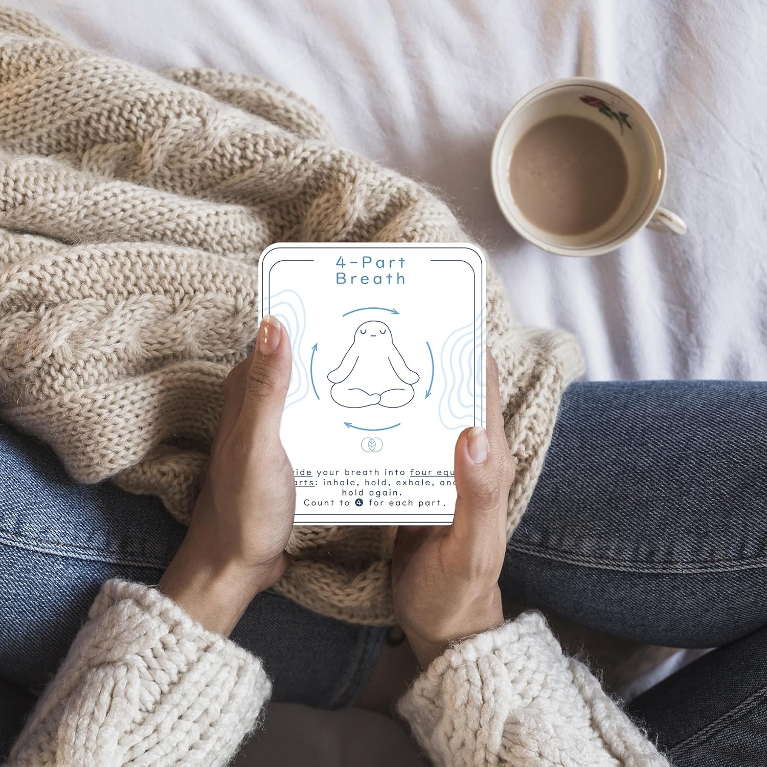 QUOKKA Meditation Cards - 120 Cards for Adults - Anxiety Relief Items Affirmation Cards for Mental Health - Calming Self Care for Women - Perfect Mindfulness Gift for Adult - Image 7