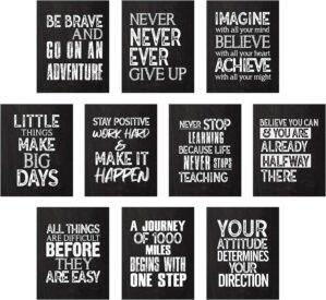 10 Pieces Inspirational Wall Poster...