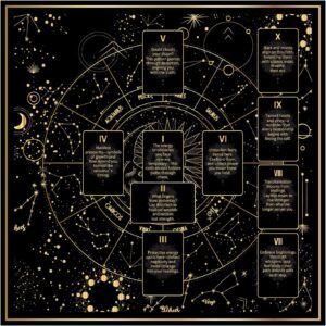 BOXOB Tarot Tablecloth, 24.8×2...