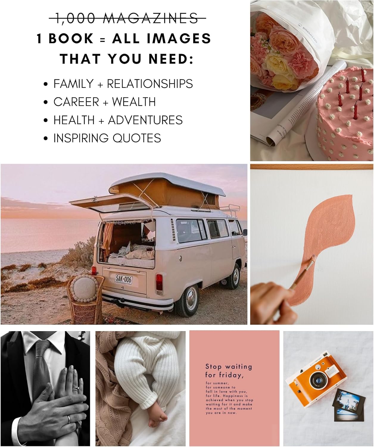 Lamare Vision Board Book -1000+ Vision Board Images, Vision Board Supplies - Image 5