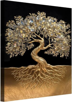 TAILORED CANVASES Tree of Life Wall...