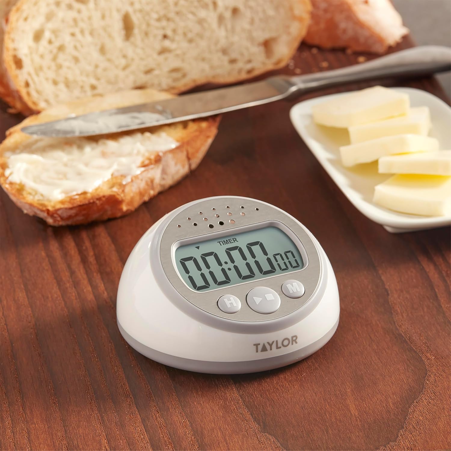 Taylor Digital Timer Counts Up and Down for School, Learning, Projects, and Kitchen Tasks, Super Loud Digital Timer, Gray - Image 5