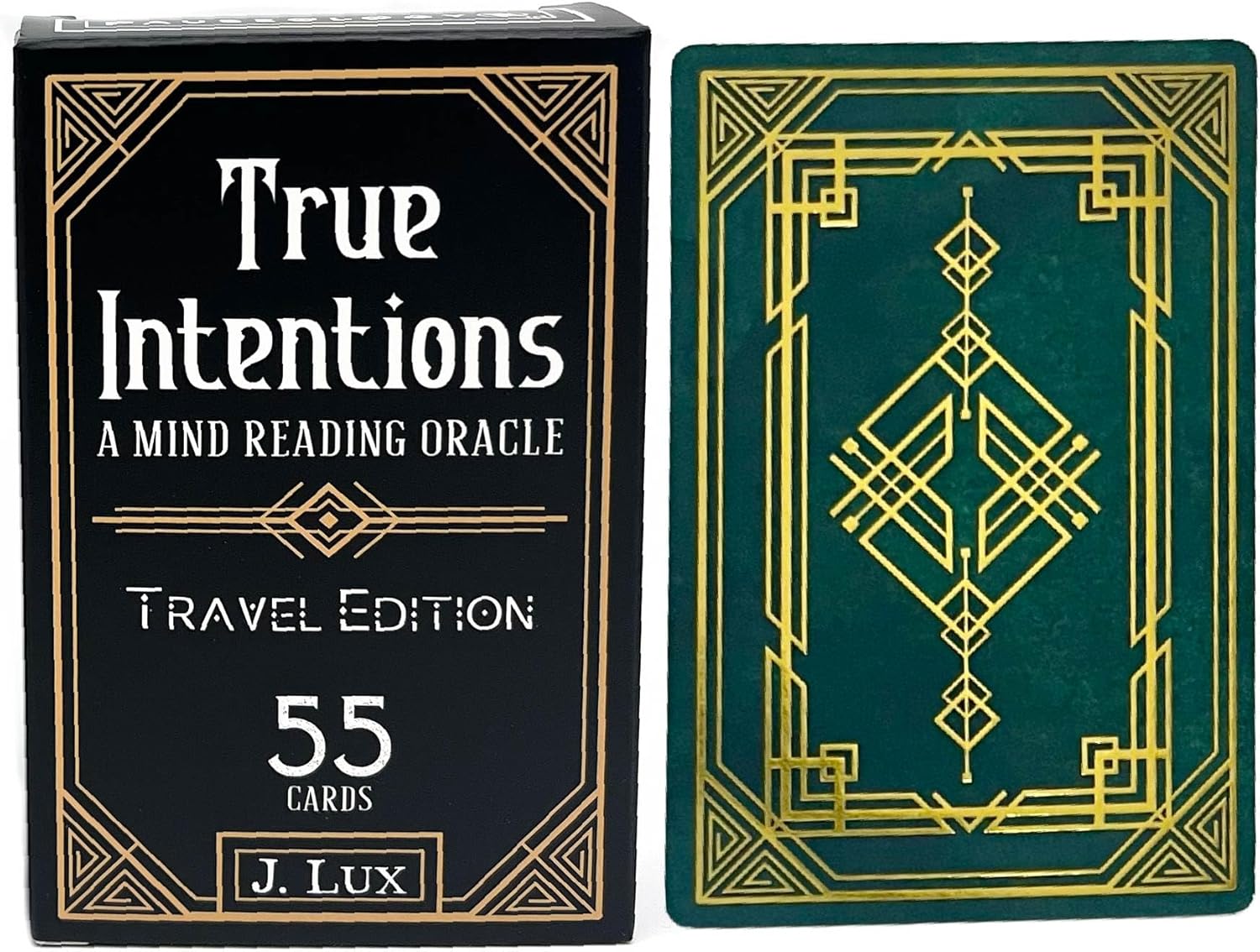 True Intentions: A Mind Reading Oracle Deck - Psychic Cards with Meanings on Them to Reveal Hidden Motives and Unspoken Truths - Sparks Intuition (Travel Edition (55 Palm Sized Cards))