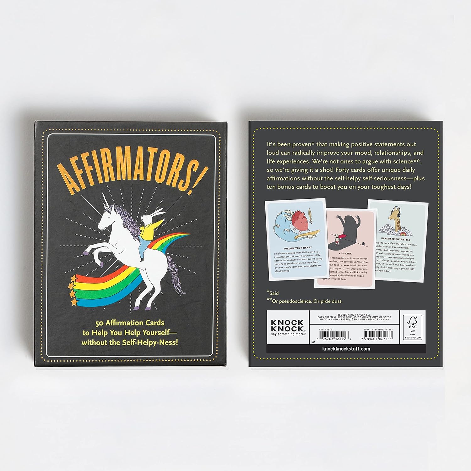 Affirmators! Original: 50 Affirmation Cards Deck For You Help Yourself without The Self-Helpy-Ness (50 Cards) - Image 4