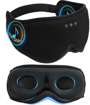 Sleep Mask with Headphones Bluetoot...