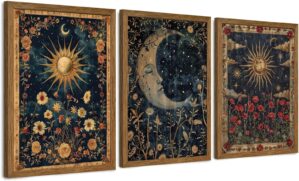 Palette Dreams Triptych Framed Sun ...