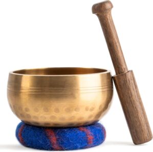 Handcrafted Tibetan Singing Bowl Se...